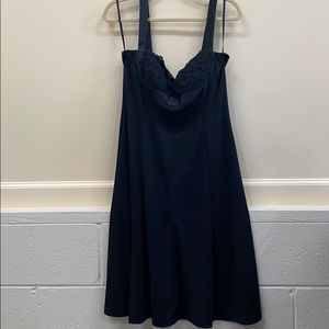 White House Black Market 6 mid length black dress